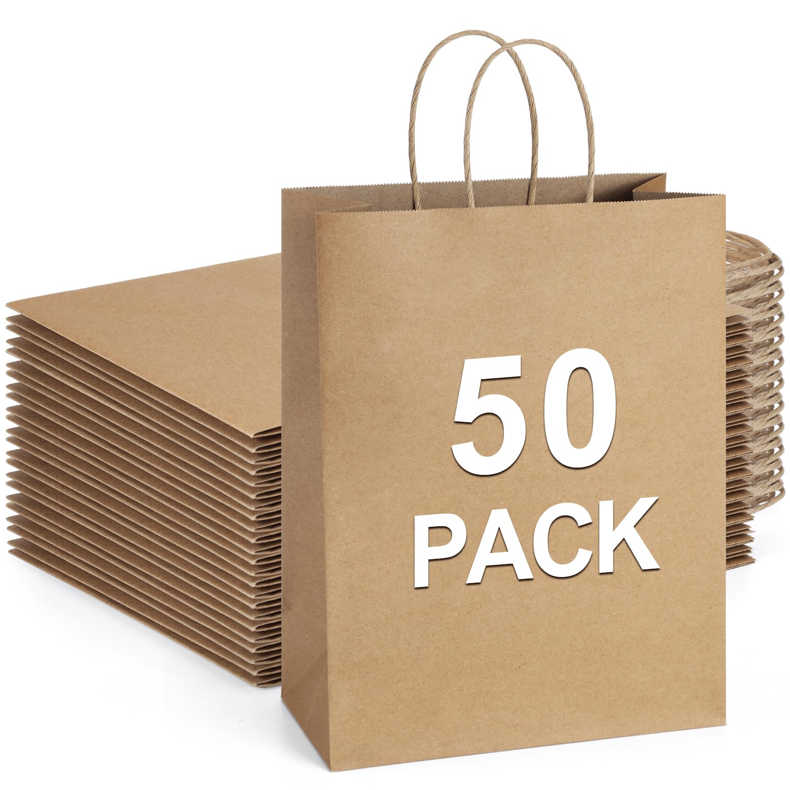 BagDream Gift Bags 100% Recycled Paper Sacks for Merchandise and Retail
| BagDream Brown Kraft Paper Gift Bags for Part