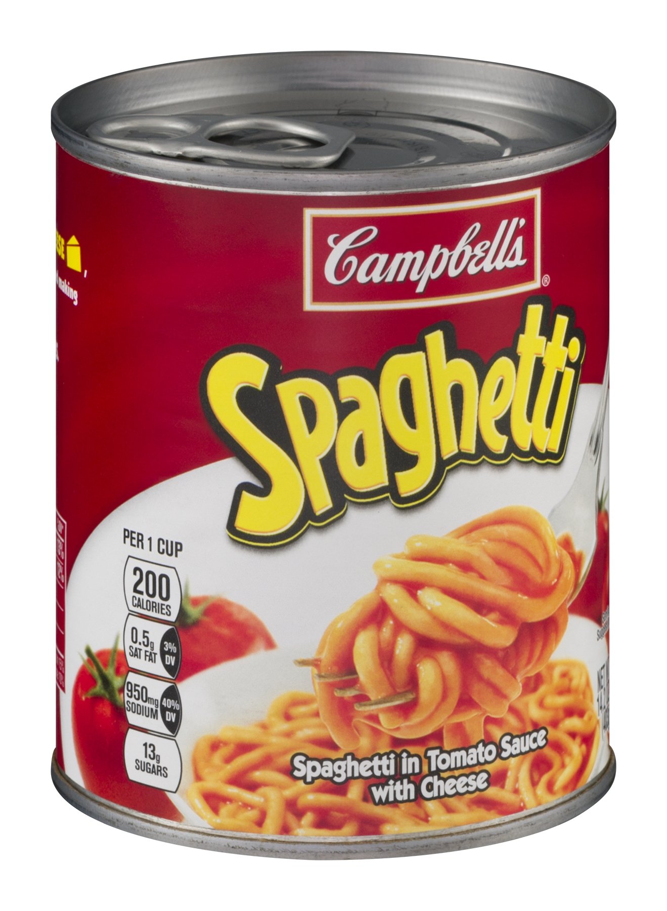 Campbell's Tomatoes and Cheese Spaghetti, Heated for Quick Meals, 1|2oz Can (Pack of 6)
| Campbell's Spaghetti with Che